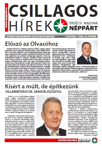 Csillagos hírek - Szilágy megyei kiadás (2013. október)