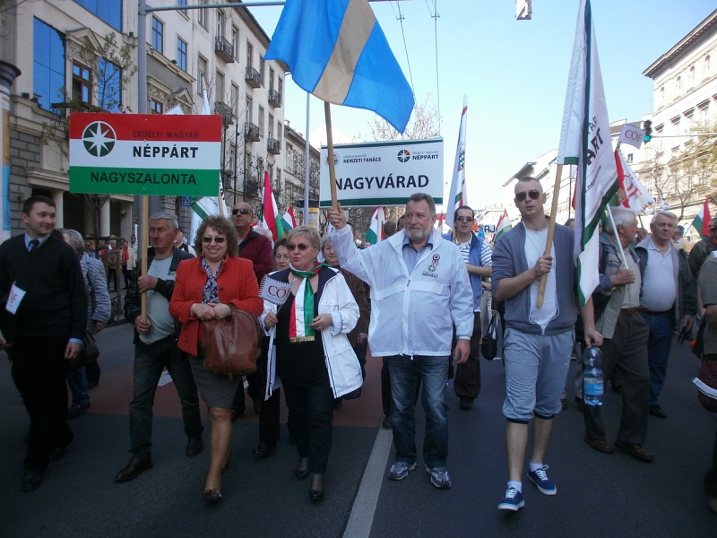 A Bihar megyei Néppárt is képviseltette magát a budapesti Békemeneten