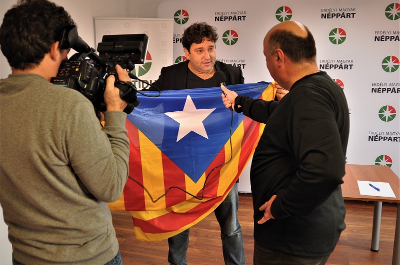 Marc Gafarot i Monjó Kolozsváron: „A katalánok egy igazságos Spanyolországban akarnak élni”