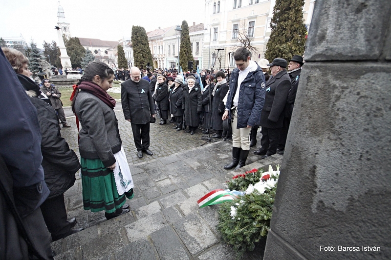 Orbán Balázsra emléktek Székelyudvarhelyen